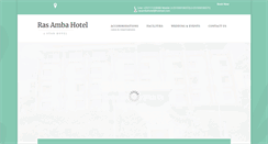Desktop Screenshot of hotelrasamba.com